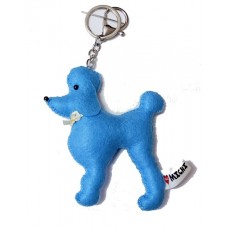 MICHI Portachiavi Barboncino Azzurro - Keyring Blue Poodle 
